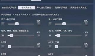 和平精英电脑版最稳灵敏度分享码